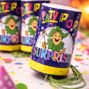 Festive Small Size Party Poppers | Pack of 10