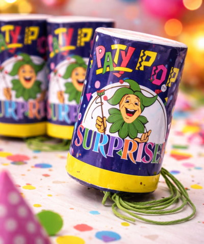 Festive Small Size Party Poppers | Pack of 10