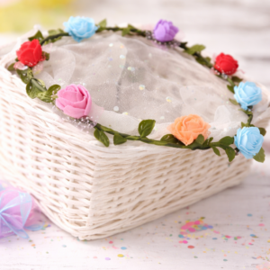 Flower Tiara Headband | Multicolor Pack | Pack of 18