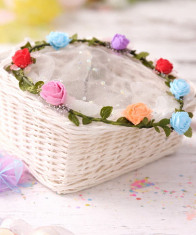 Flower Tiara Headband | Multicolor Pack | Pack of 18