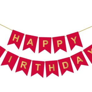 Happy Birthday Banner - Cardboard - Pack of 1 - Ideal for Birthday Decoration